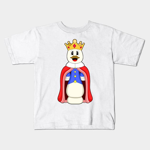 Chess piece King Chess Kids T-Shirt by Markus Schnabel